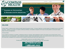Tablet Screenshot of compasshealthcare.com